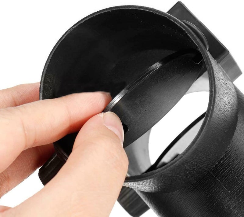 Copgge Diesel Heater Duct Connector Parking Heater Pipe Hose Ducting Vent Connector with Adjustable Valve Flap for Eberspacher Webasto Diesel Heater, for Chinese Diesel Heater 2KW (T Piece 60MM) - Image 5